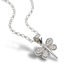 Sparkling Damslefly Pendant